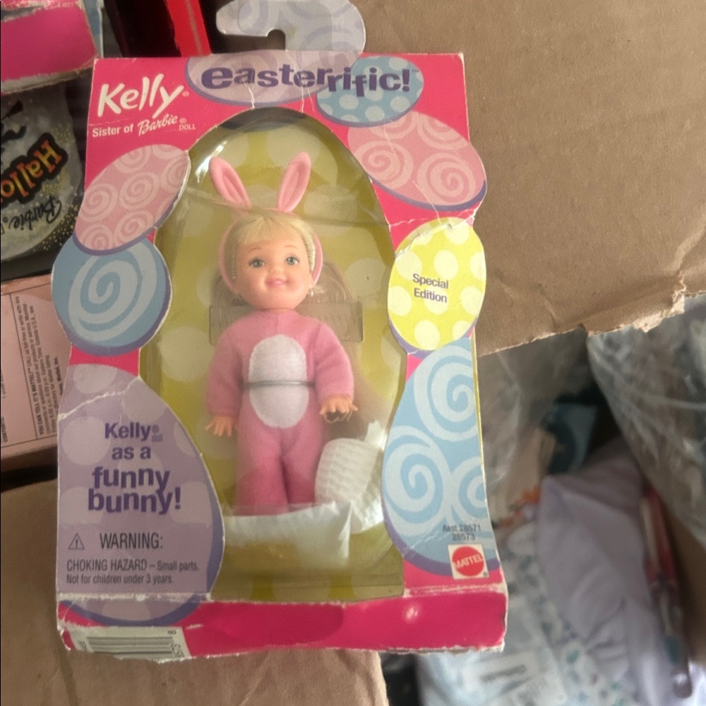 Nib Kelly as a funny bunny  Barbie doll
